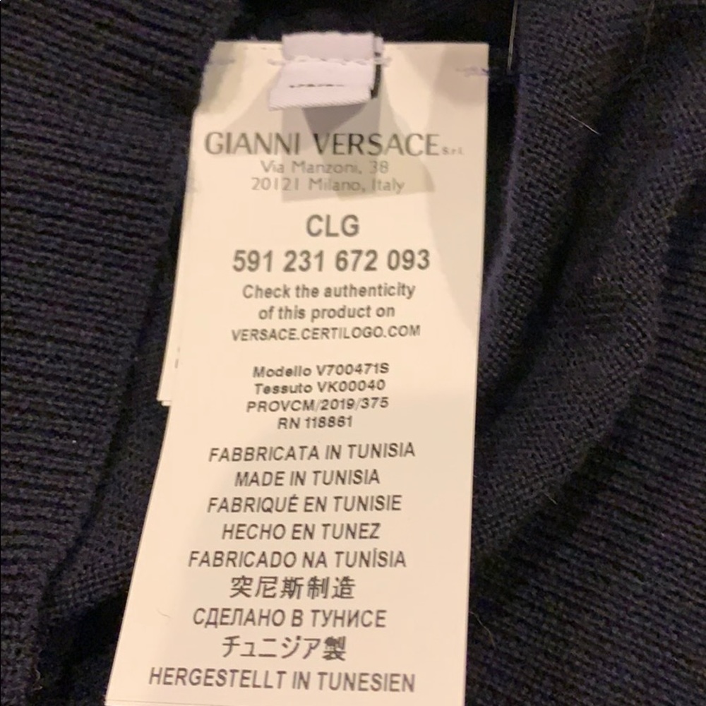 VERSACE Collection Cardigan Sweater - Picture 6 of 6